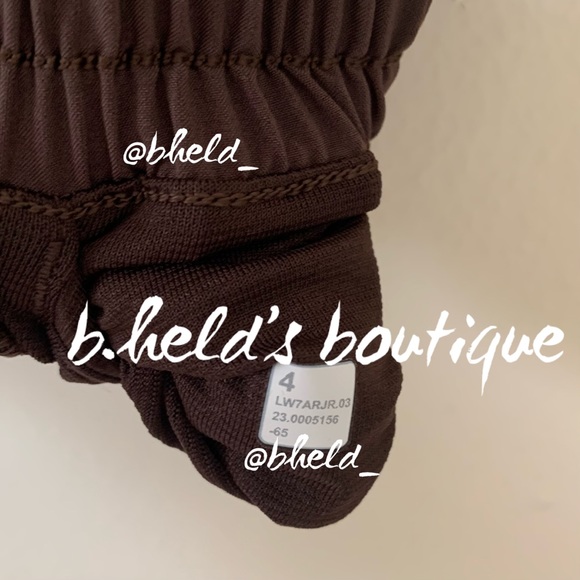 lululemon Hotty Hot High-Rise Lined Short 2.5" in Espresso Brown Size 4 New NWT - Picture 6 of 16